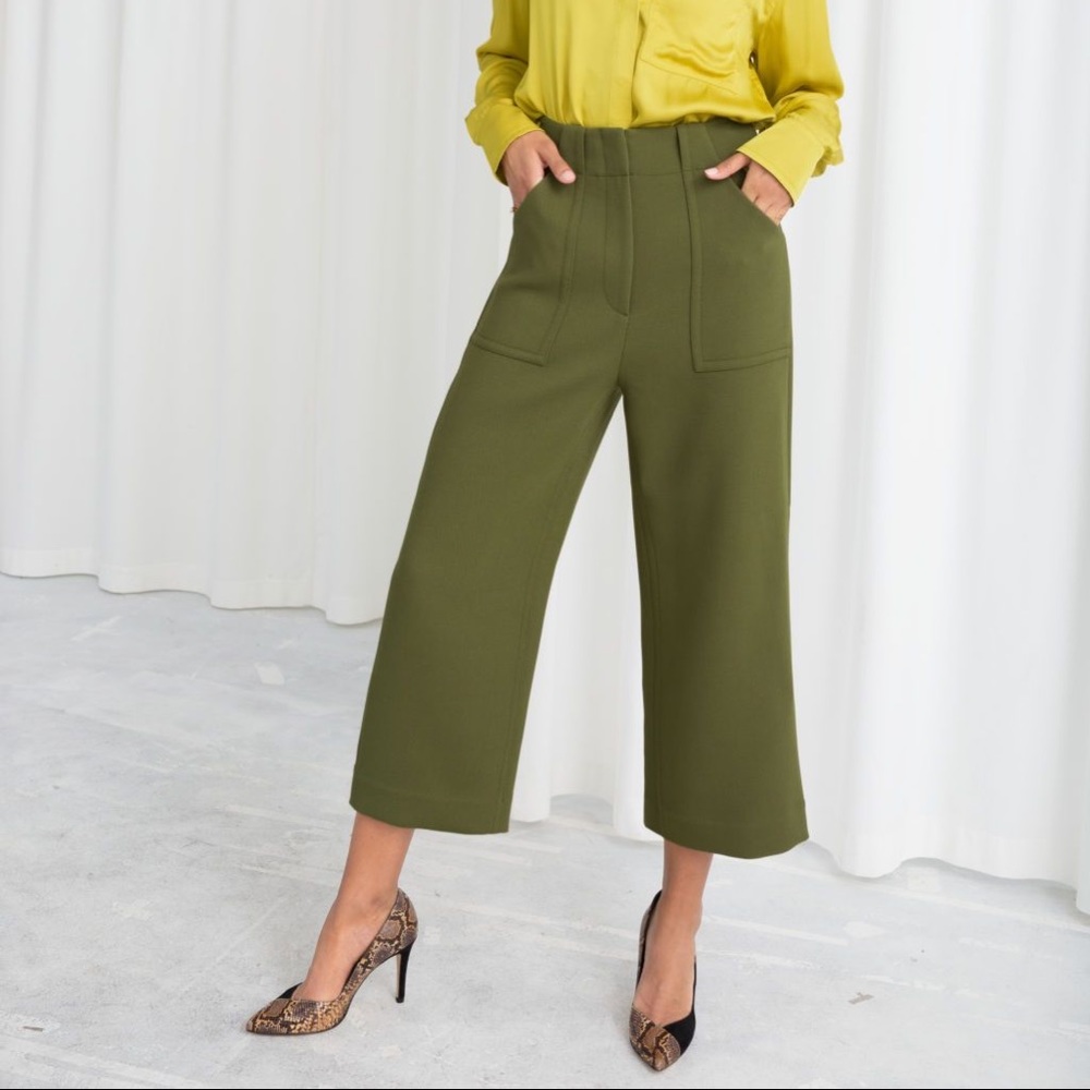 🧤 & OTHER STORIES HIGH WAISTED WORKWEAR PANT SZ8